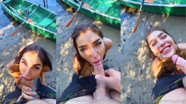 Emily Rinaudo Riverside Blowjob OnlyFans Video Leaked