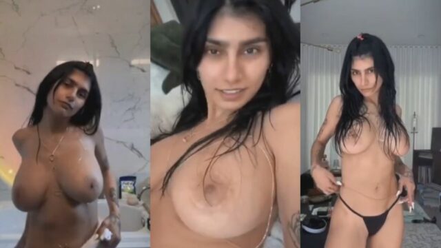 Mia Khalifa Close Up Tits Onlyfans Video Leaked