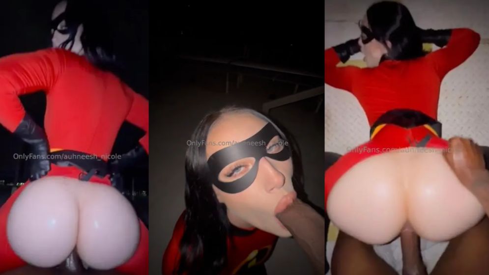 Auhneesh Nicole Elastigirl Cosplay Sextape Onlyfans Video Leaked