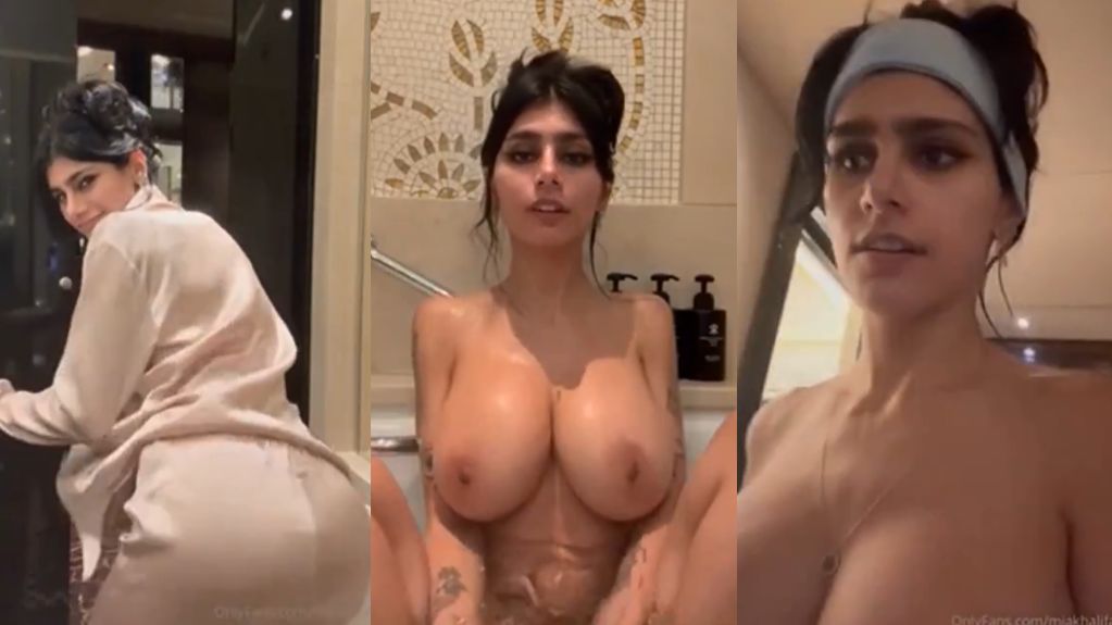 Mia Khalifa PPV Hotelroom Bathroom Nude Onlyfans Video Leaked