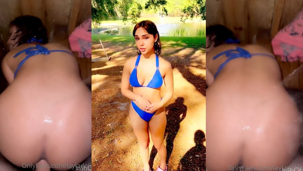 Layladeline Doggy Fuck In Outdoor Shower Onlyfans Video Leaked