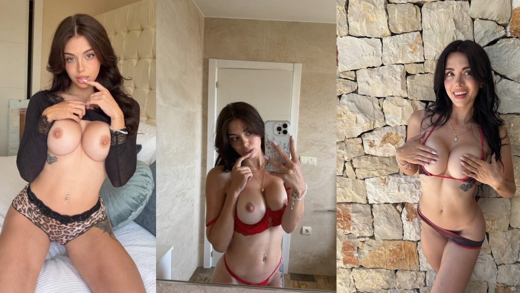 Emily Black (Emblack) Sexy Curves And Puts Her Index Finger In Her Mouth Onlyfans Photos Leaked