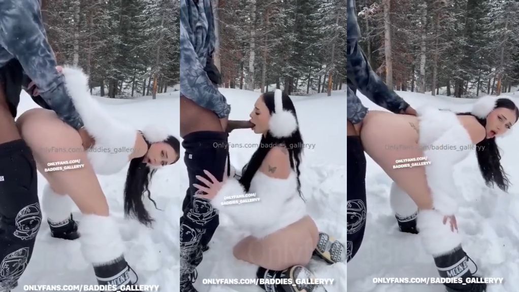 Auhneesh Nicole Sucks And Doggy Fucked On Snow Onlyfans Video Leaked