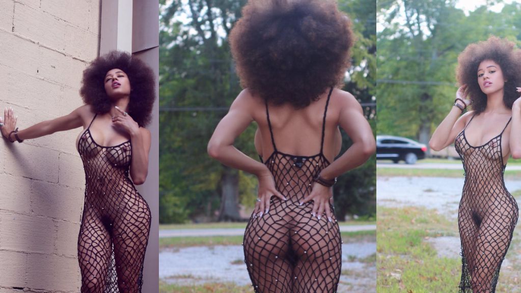 Stormi Maya Nudes Outdoors Fishnet Onlyfans Photos Leaked
