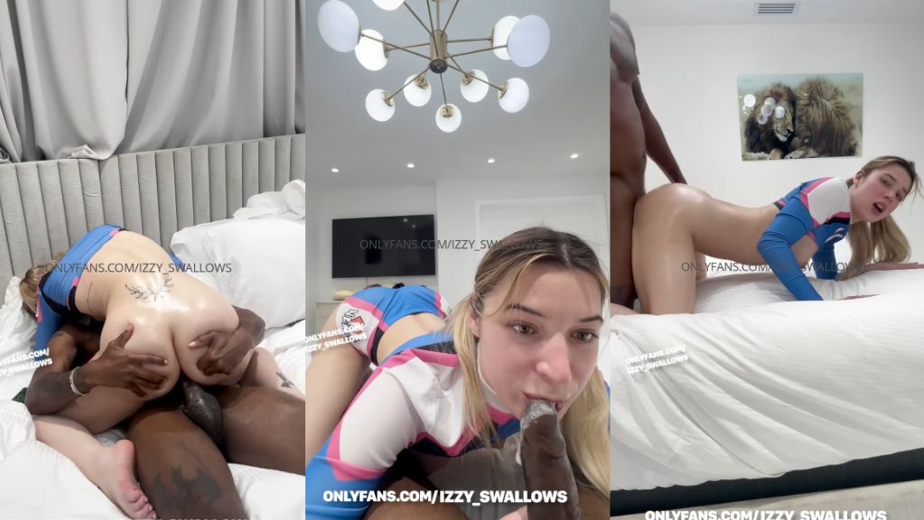 Izzy Swallows Gets Hardcore BBC Pounding In Dva Cosplay Onlyfans Video Leaked