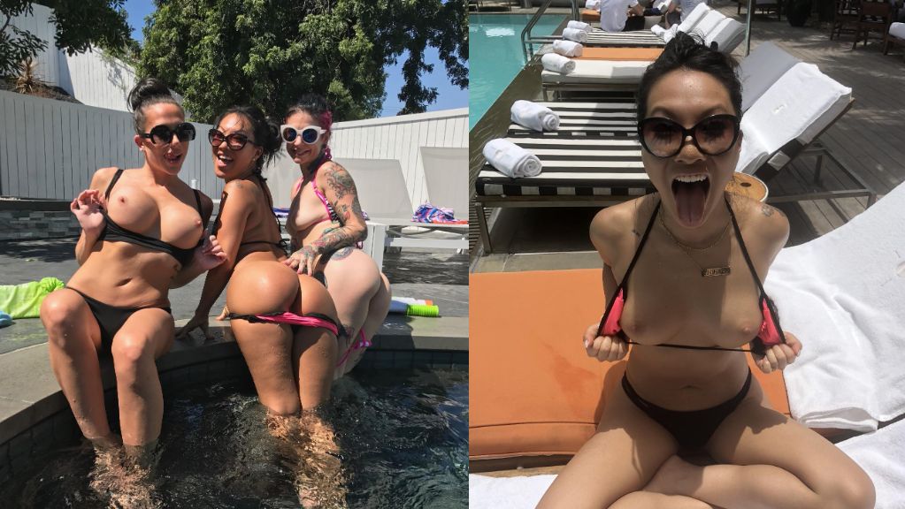Asa Akira Nudes Pool Flashing Onlyfans Photos Leaked