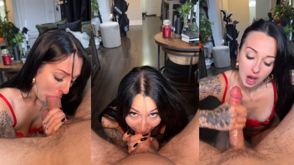 Catandthebat Swallows Cum After Deepthroat Onlyfans Video Leaked