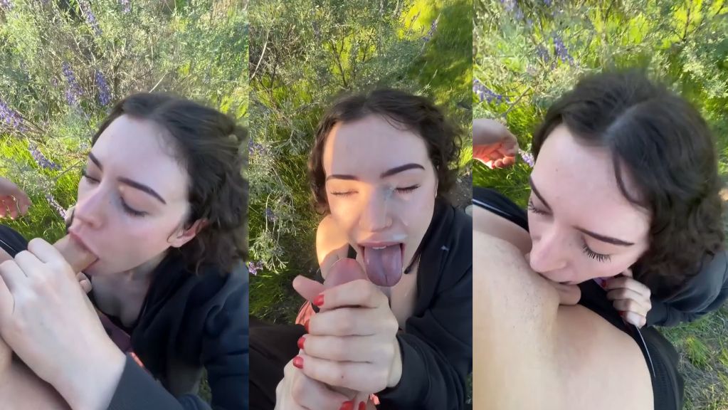Stella Violet Gives Huge Cock Nasty Outdoor Blowjob Onlyfans Video Leaked