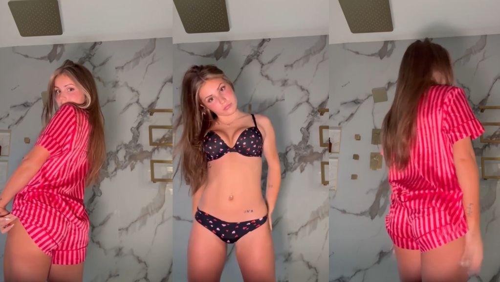 Piper Rockelle Hot Tease In Her Heart Lingerie Onlyfans Video Leaked