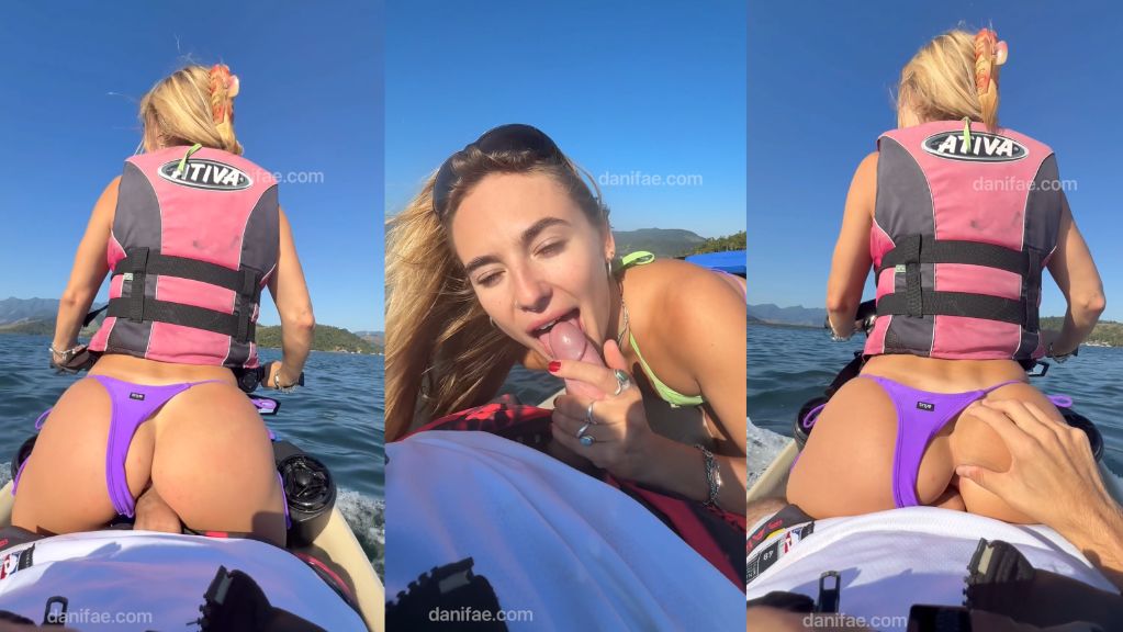 Dani Fae Sucks And Rides Cock On JetSki In Open Sea Onlyfans Video Leaked