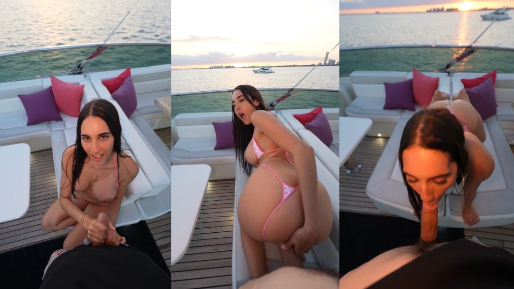 Izzy Green POV Outdoor Boat Blowjob And Fuck Onlyfans Video Leaked